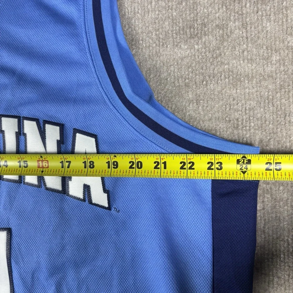 North Carolina Tar Heels Jersey Mens XL Blue #01 Foot Locker NCAA Basketball